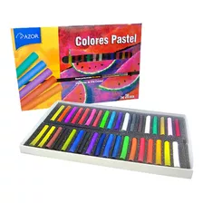 Set 36 Colores Pastel Toque En Seco Gises Dibujo Stafford 