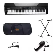 Kit Luxo Piano Arranjador Kurzweil Ka70 88 Teclas