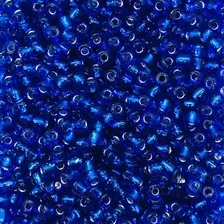 100 Gr Miçanga Transparente Azul Royal 6/0 4mm Guia Comprimento 4 Mm Cor Azul Royal
