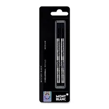 Recargas De Boligrafo Lapicera Montblanc | 2-pack | Negro