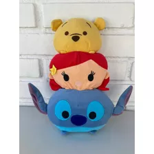 Peluche Tsum Tsum Stitch Ariel Sirenita Y Winnie De Pooh