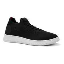 Tênis Masculino Knit Caminhada Casual Passeio Estilo Meia