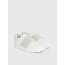 Zapatos Slip-on De Cuero Blanco Calvin Klein