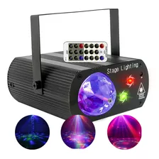 Canhão Raio Laser Holográfico Rgb C/ Controle Balada