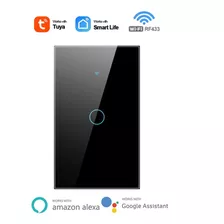 Interruptor Tactil De 1 Con Wifi Google Home Y Alexa
