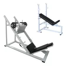 Leg Press 45º Super Resistente + Mesa De Supino Academia !!!