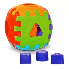 Cubo Didatico Colorido Blocos De Encaixe Brinquedo Educativo