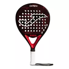 Paleta De Padel Joma Open Fibra De Vidrio Pala Paddle Color Negro/rojo