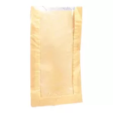 100 Saco Kraft Com Visor Liso 23x42 Rosca Doce Pão Macarrão