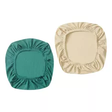 2 Piezas Fundas De Asiento De Silla De Oficina Funda De