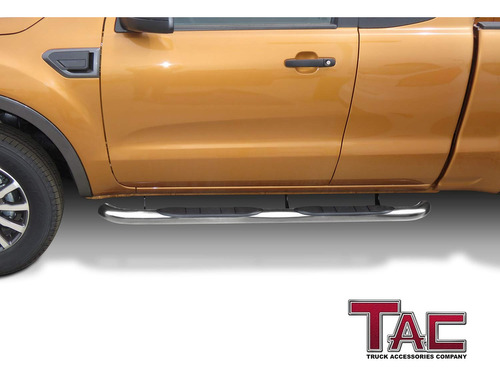 Tac - Estribos Laterales Para Ford Ranger Super Cab Truck Pi Foto 3