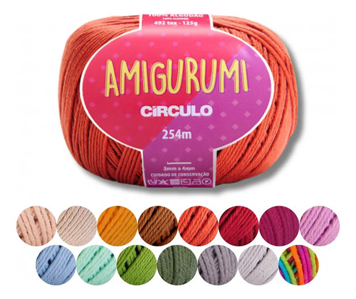 Linhas Círculo Círculo Novelo Amigurumi Rum 4095