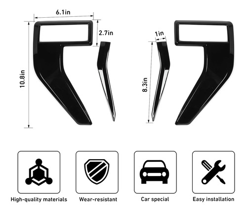 Emblema Lateral Para Guardabarros Compatible Con Ford F150 F Foto 3