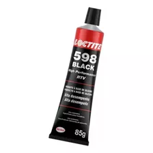 Silicone Preto Alta Temperatura Para Manutenção 598 Black