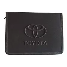 Case Rígido Capa Porta Manual E Documento Carro Toyota