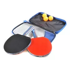 Paletas Ping Pong Set 3 Pelotas Tenis Mesa / E-shop