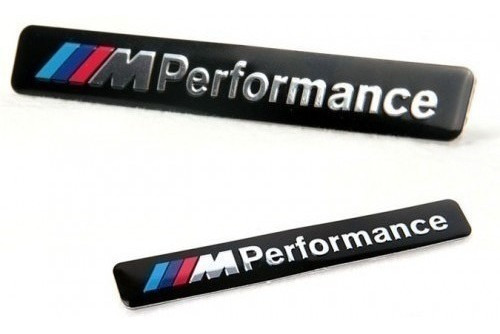 Set 3 Emblemas Bmw M Performance Interior Exterior Foto 3