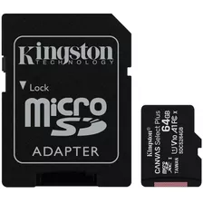 Cartão De Memória Micro Sd Kingston Canvas Plus 64gb 100mb/s