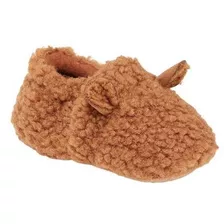 Pantuflas Bebé Old Navy Critter Sherpa Café