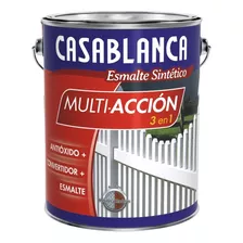 Esmalte Sintético Convertidor Antióxido Casablanca Negro 4 L