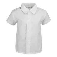 Camisa Branca Social Masculino Infantil 1 A 16 Anos Promoção