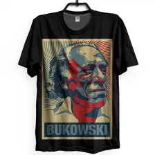 Camiseta Bukowski Livro Poeta Escritor Romance Cartas Pulp 
