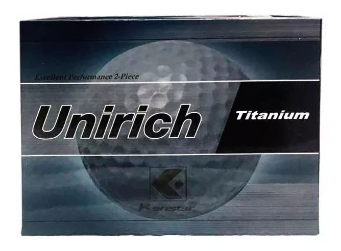 Pelotas Bolas De Golf Titanium Unirich Pack X 12 (docena)