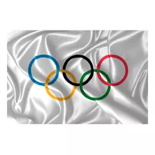 Bandera Juegos Olimpicos 150x90cm Exterior Grande Olimpiadas