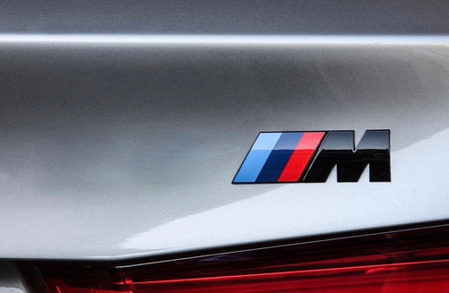 Emblema M Bmw 2 Cm Negro Brillante (glossy Black) Foto 3