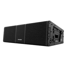 Caixa De Som Ativa Attack Line Array Vsl208 - 8'' Cor Preto 110v/220v