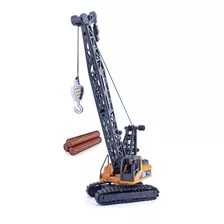 Guincho Bulldozer Metal Truck Trator 32 Cm Com Led Guindaste