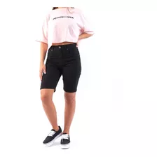 Bermuda Dc Mujer Walkshort Biker Black - Wetting Day