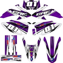 Kit Gráfico Crf230 2008 A 2014 0.20mm Crfg23 Roxo