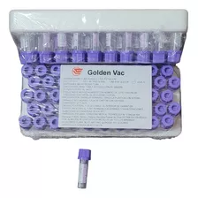 Microtainer Lila 0.5 Ml Plástico, Golden Vac Con 50 Pzas.