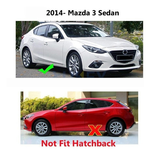 Chapaletas Guardabarro Mazda 3 Sedan Skyactiv 2015 A 2020 Foto 2
