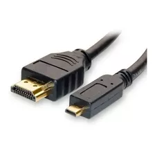 Cable Hd Macho-macho Fichas Micro Hdmi Y Hdmi 1,8 Mts 1080p