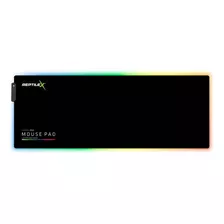 Mouse Pad Gamer Pro Reptilex Rx0022 Rgb Lighting 90x40 Cm Color Negro