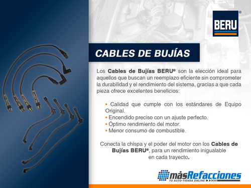 Cables Bujas Comm Chassis V8 5.7l 91 Al 94 Beru Foto 4