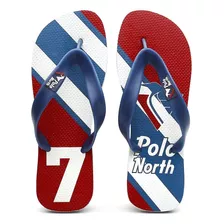 Chinelo Infantil Leve Confortável Menino Polo North