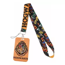 Lanyard Porta Credencial Hogwarts Harry Potter