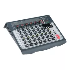 Mixer Som 8 Canais Bluetooth Usb Display Phantom Eq Ajustes