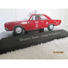 Miniatura Dodge Dart 1975 Bombeiros 1/43 Na Caixa Deagostine