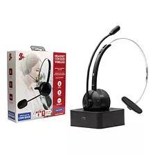 Headset Sem Fio Com Base Pra Carregamento Mic Antirruido