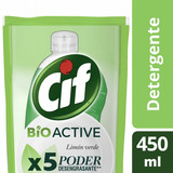 Detergente Cif Lima Bio Active Repuesto EconÃ³mico X 450 Ml