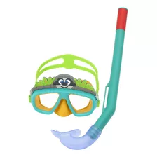 Kit Mergulho Máscara Óculos + Snorkel Natação Infantil 