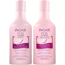  Inoar Kit Duo Pós Progress Shampoo 250ml Condicionador 250ml
