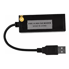 Adaptador Fax Modem Externo Usb 2.0 A Rj11 56k Cable