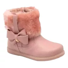 Bota Miss Infantil Klin Rosa Candy