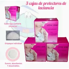 Protectores De Lactancia Materna, Precio X 3 Cajas De 24pcs.