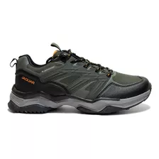 Zapatillas Jaguar Trekking Hombre Verde G3051ve